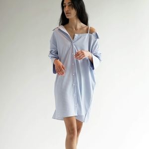 OAK + FORT Off Shoulder Dress (Medium)